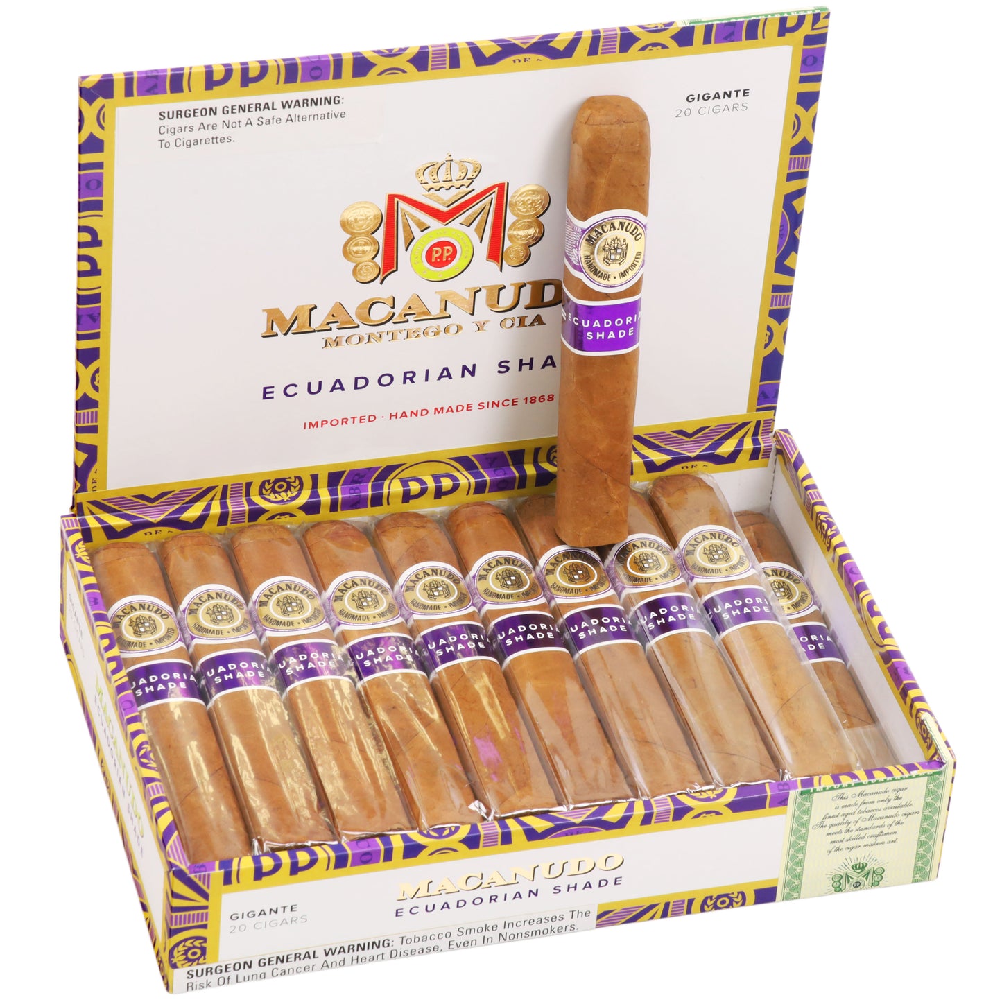 Macanudo Ecuadorian Shade Gigante