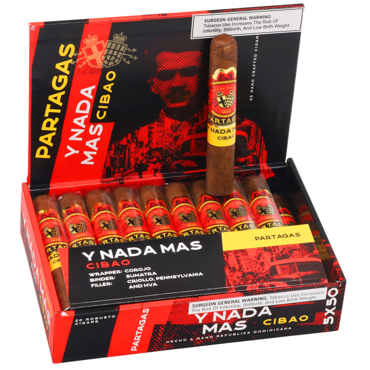 Partagas y Nada Más Cibao Robusto