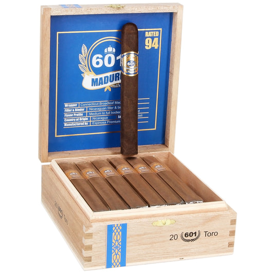 Espinosa 601 Blue Label Maduro Toro