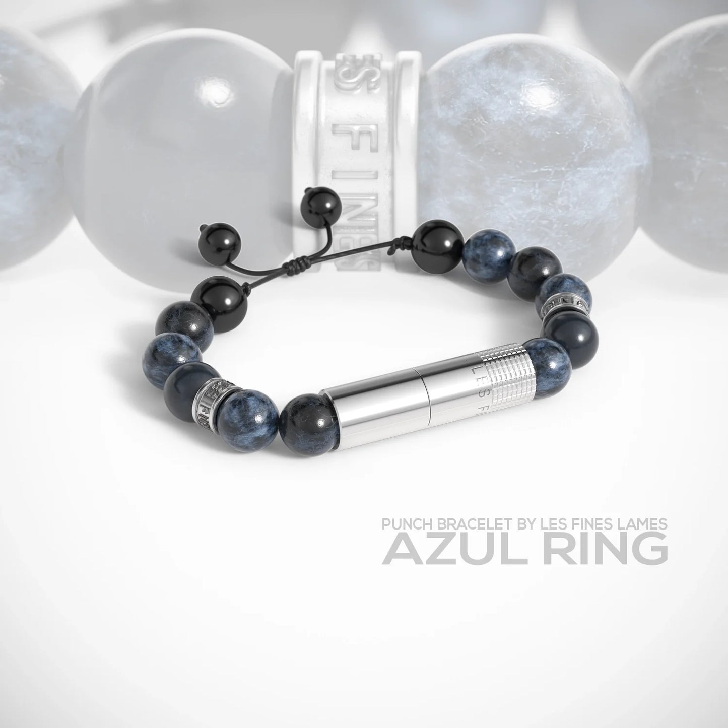 Le Fines Lames Bracelet Cutter Punch Blue Ring