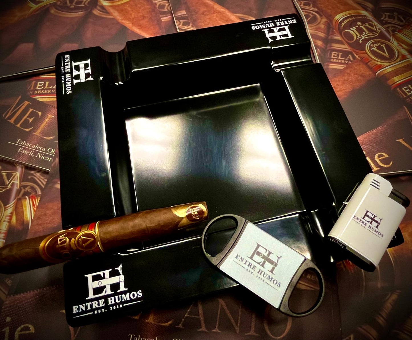 Beginner Combo de Cenicero, Cortador y Antorcha Entre Humos®