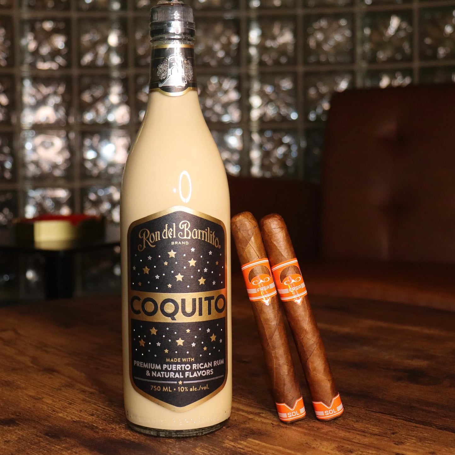 Combo Coquito Ron del Barrilito y CAO Fasa Sol Toro