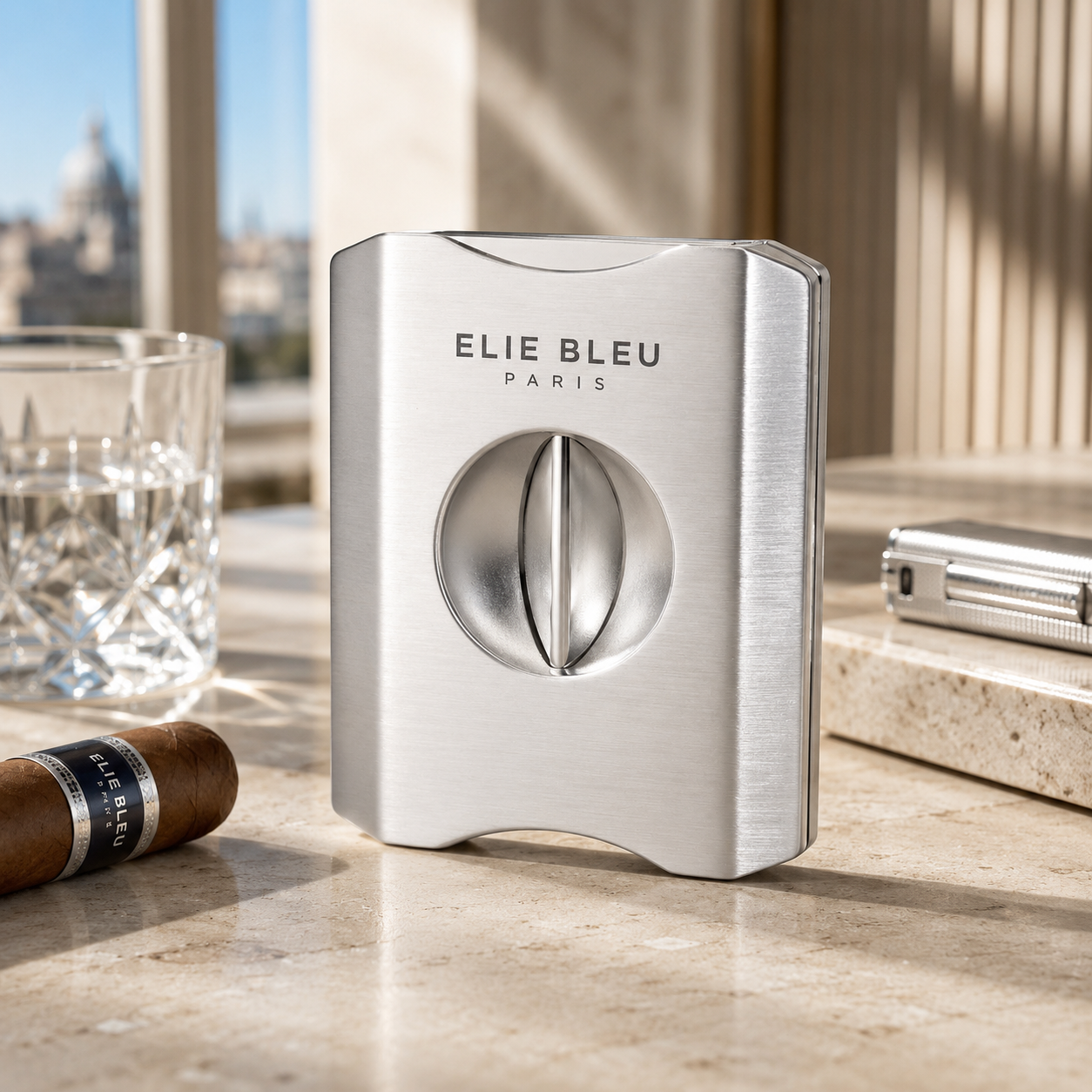 Elie Bleu C5 V-Cutter Brushed Chrome