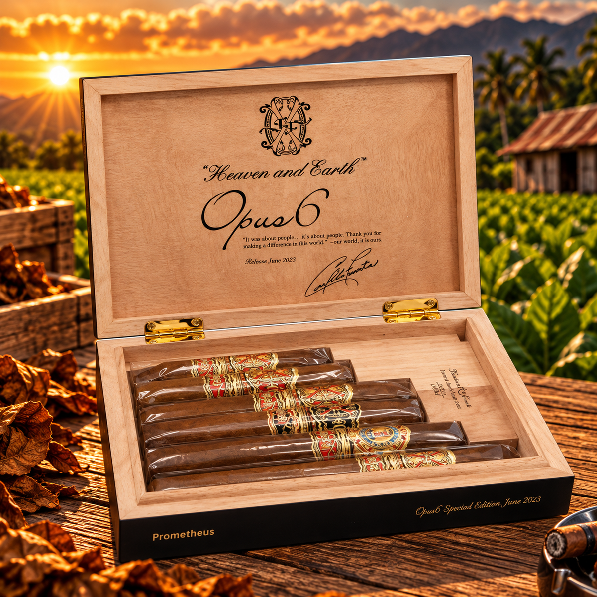 Fuente Fuente Opus6 LE 2025 Black Humidor