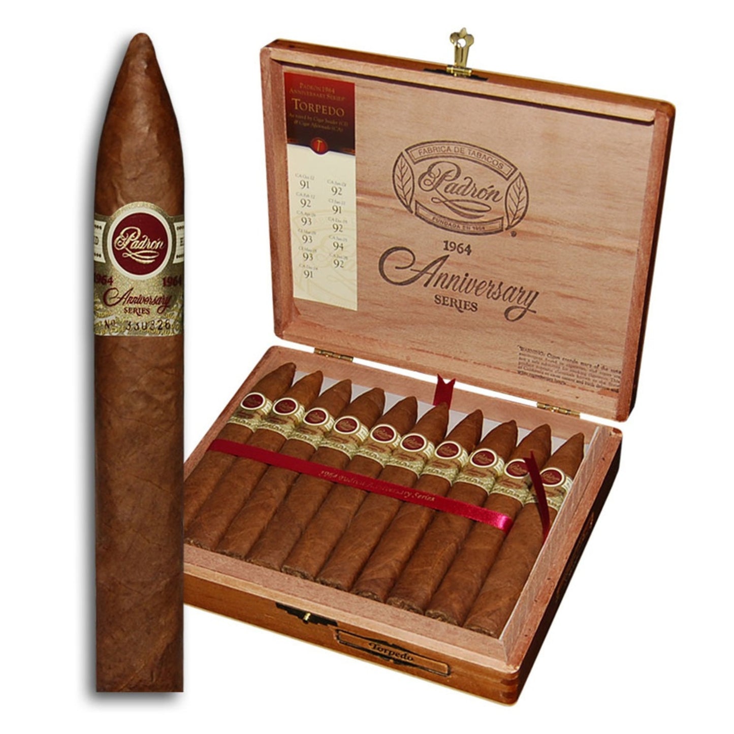 Padron 1964 Anniversary Natural Torpedo