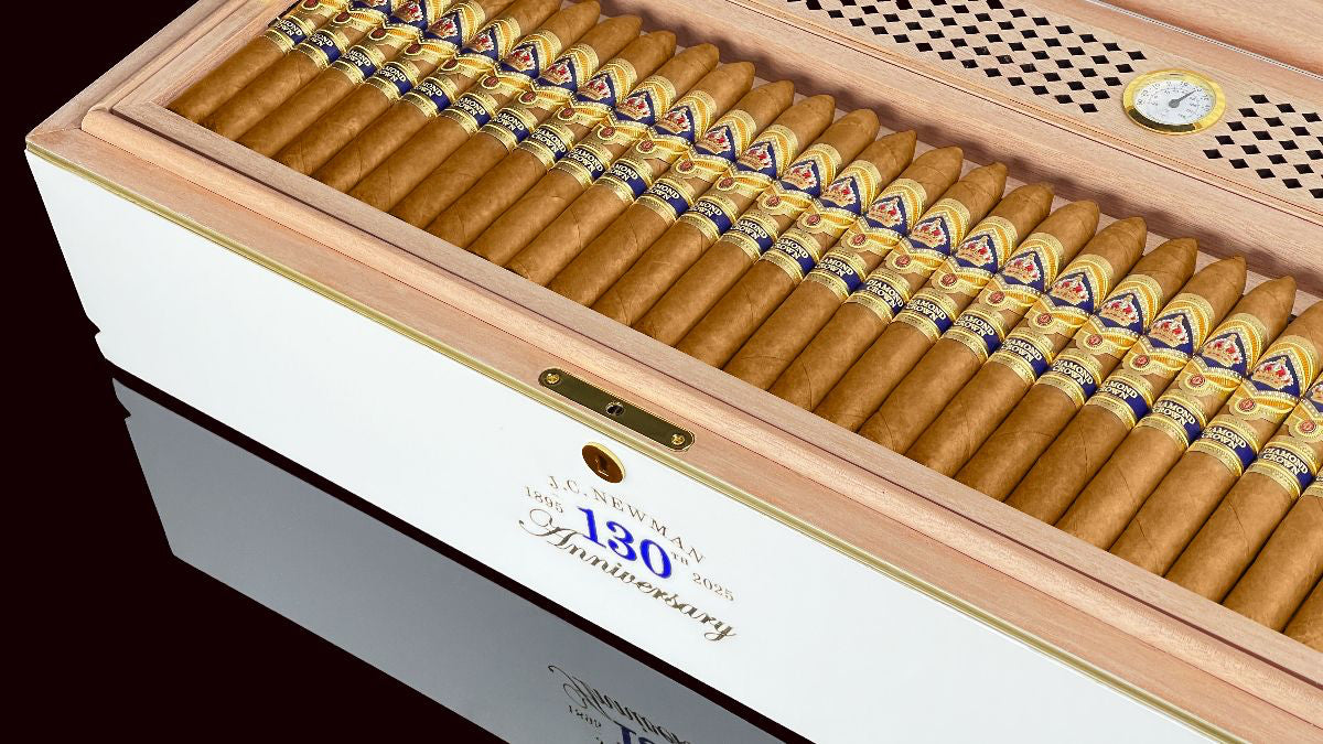 JC Newman 130th Anniversary Humidor and Cigars
