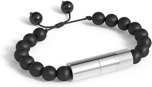 Le Fines Lames Bracelet Cutter Punch Onyx Matte