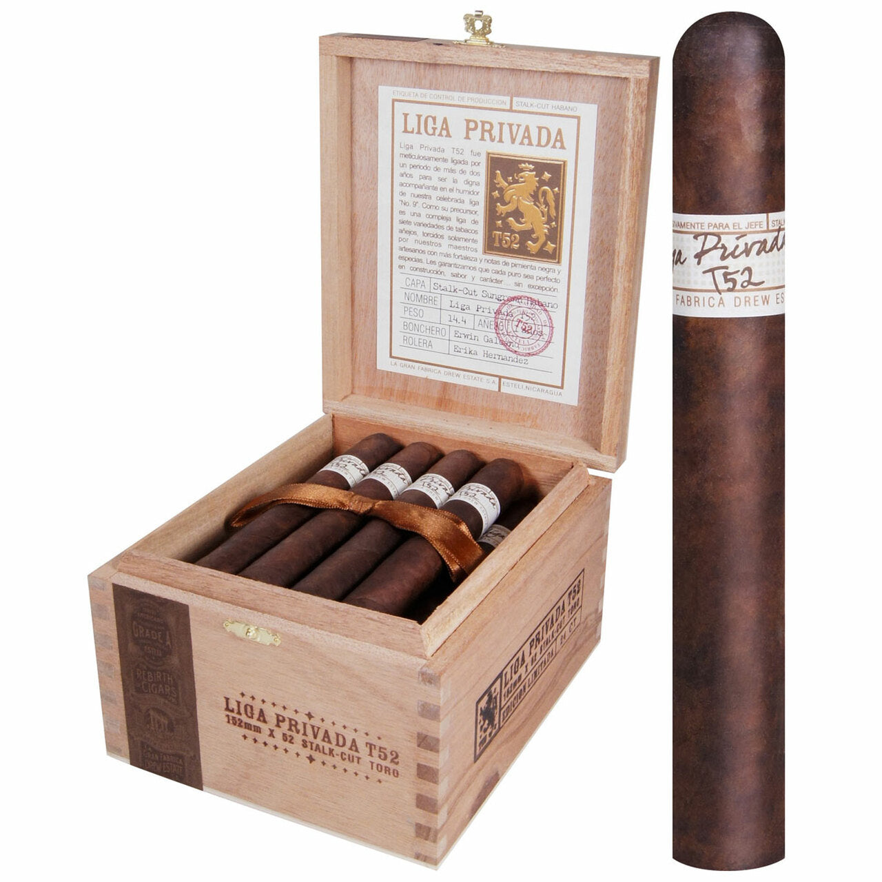 Cigarro Drew Estate Liga Privada T52 Toro