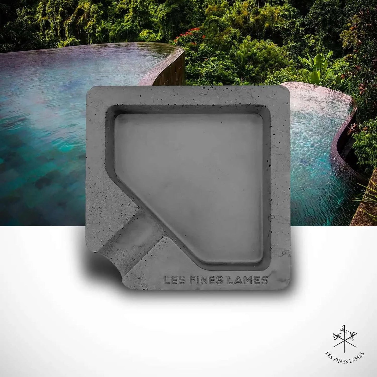 Les Fines Lames Cenicero Monad en Concreto