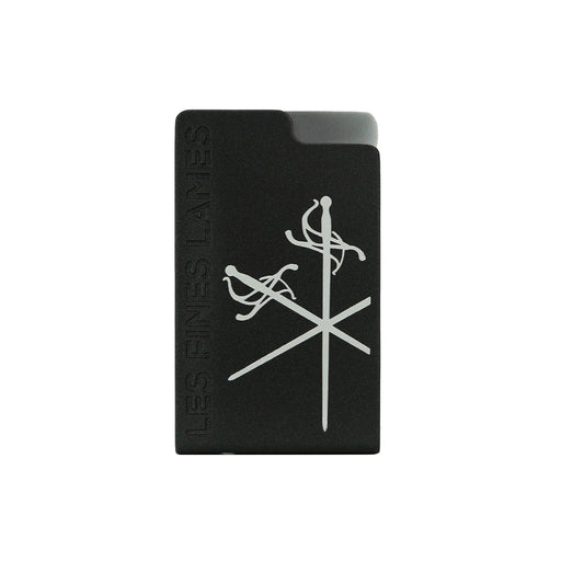 Les Fines Lames Le Feu BRICK Black Metal Lighter