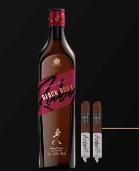 Combo #5: Johnnie Walker Red Ruby/Asylum 13 Robusto