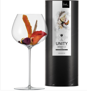 Burgundy glass Unity SENSISPLUS in gift tube