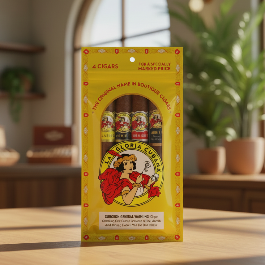 La Gloria Cubana Fresh Pack 4 Cigar Sampler
