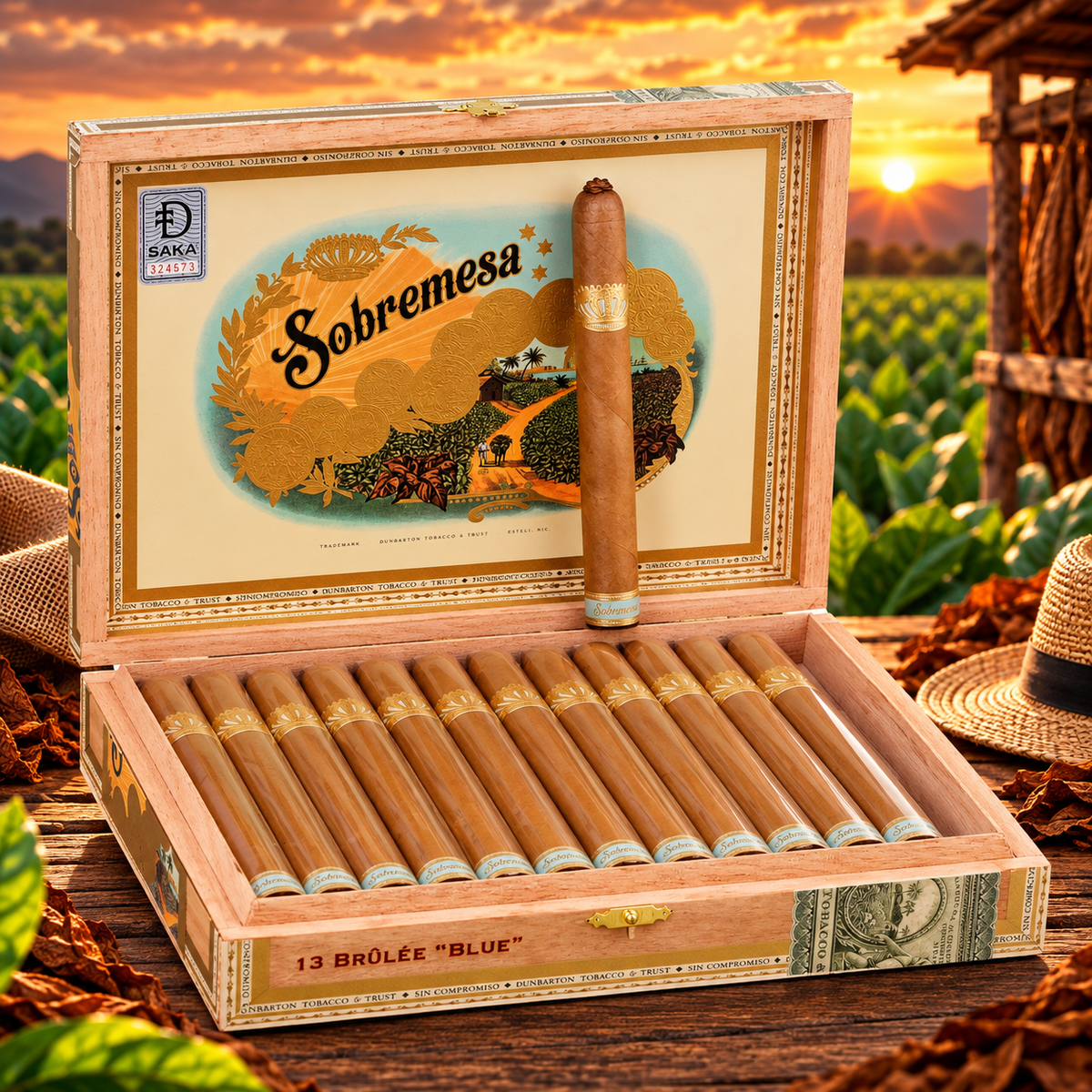 Sobremesa Brulee Blue