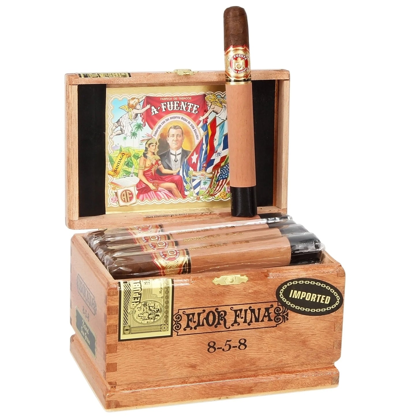 Arturo Fuente 8-5-8 Fine Natural Flower Bull