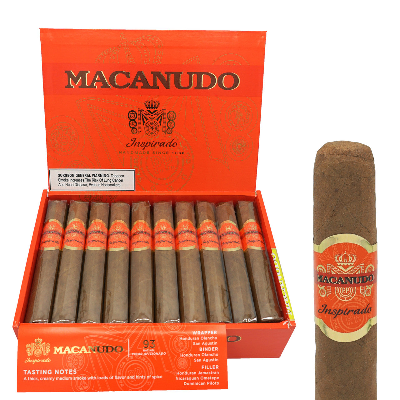 Macanudo Inspired Orange Toro