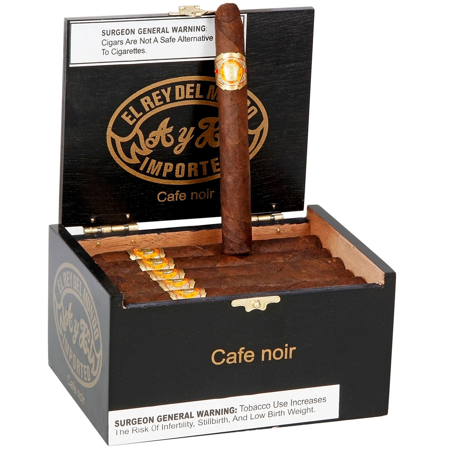 El Rey del Mundo Cafe Noir Petit Panetela