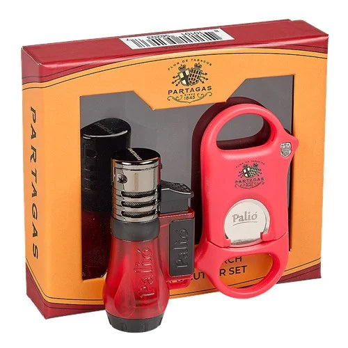 Partagas/Palio Cutter and Lighter Set
