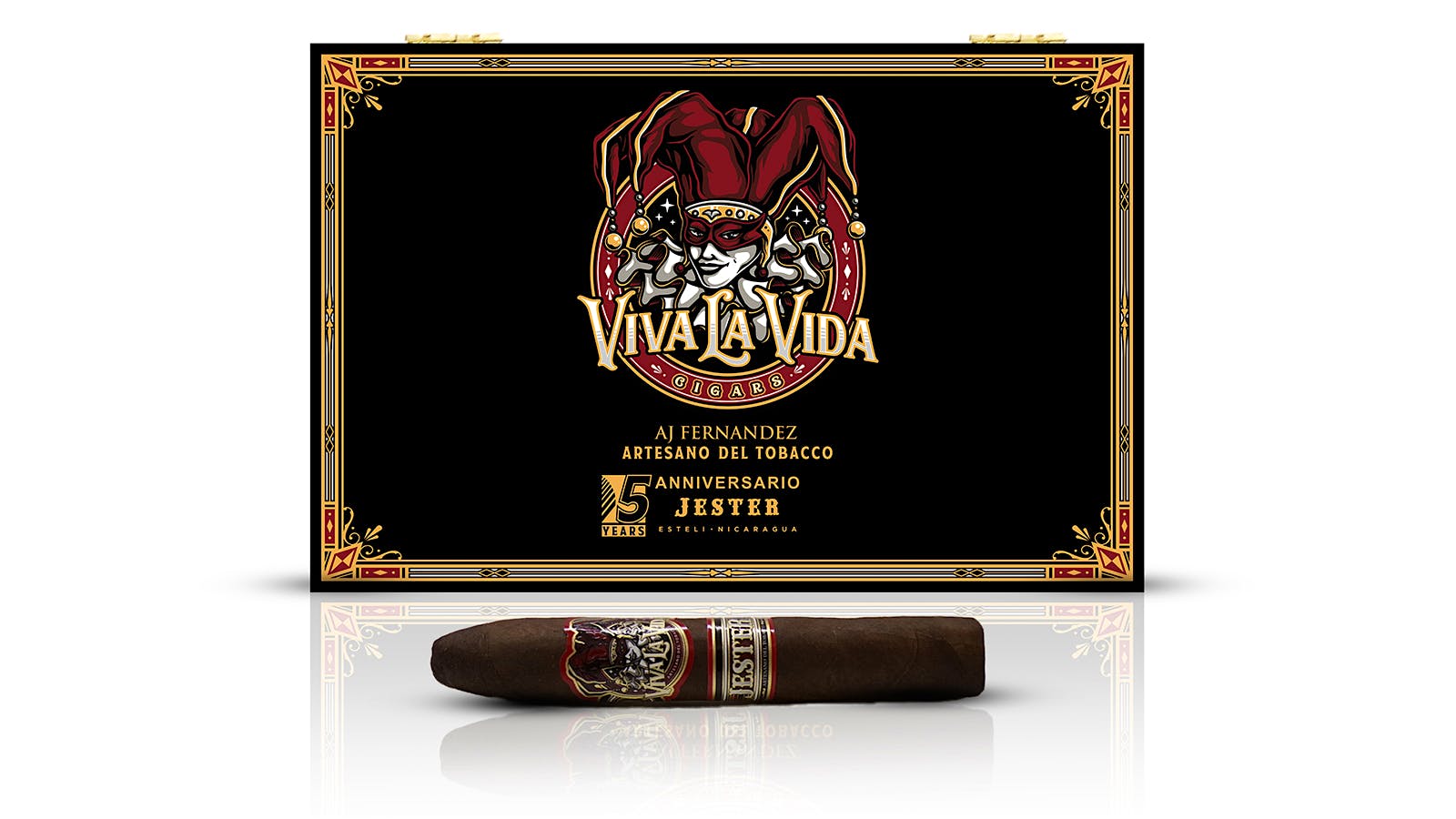 Viva La Vida 5th Anniversary Jester Flat Bellicoso – Entre Humos Cigar Emporium