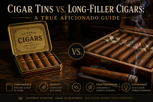 Cigar Tins vs. Long-Filler Cigars: A True Aficionado Guide