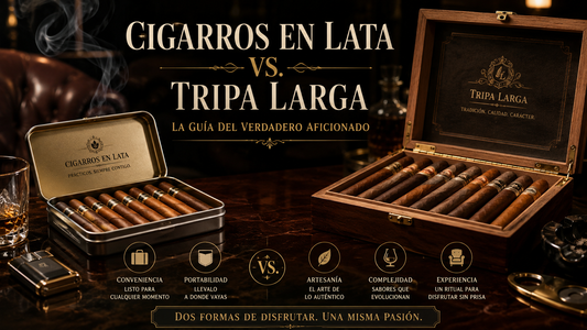 Cigarros en Lata vs. Tripa Larga: La Guía del Verdadero Aficionado