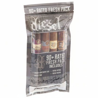 Diesel 90+ Rated Fresh Pack 4-Cigar Sampler