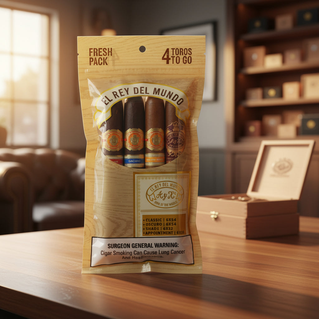 El Rey del Mundo Core Fresh Pack 4-Cigar Sampler