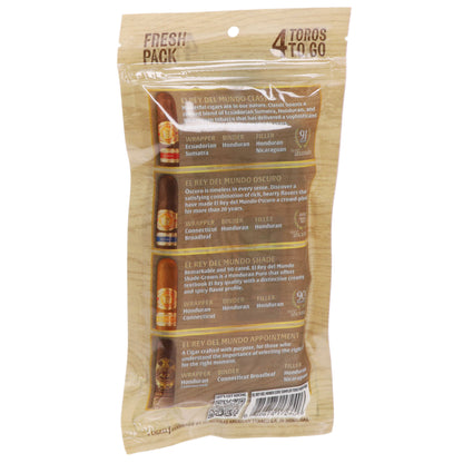 El Rey del Mundo Core Fresh Pack 4-Cigar Sampler