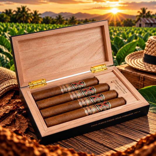 Fuente Fuente OpusX The OpusX Story – 4 Forbidden X Cigars