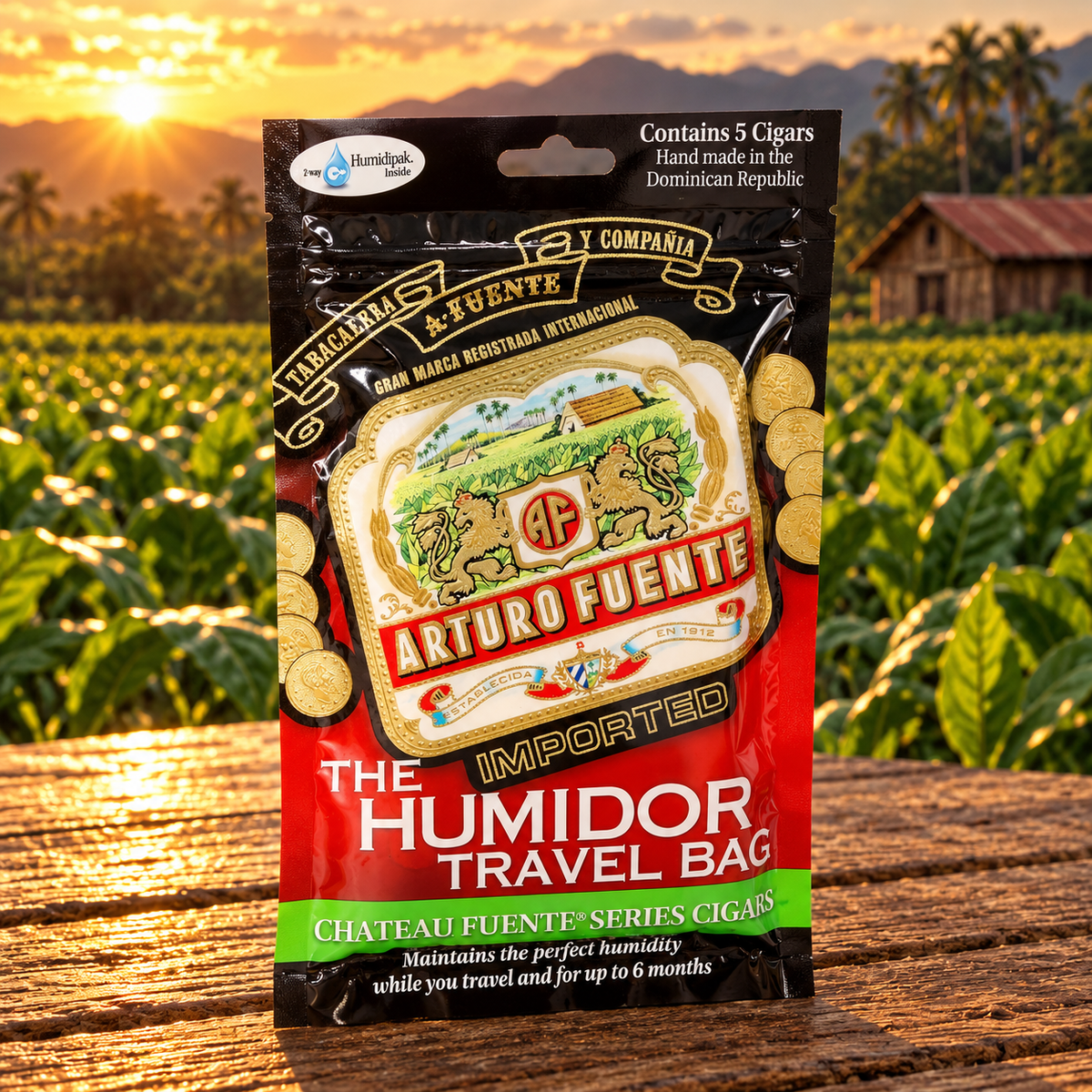 Arturo Fuente Double Chateau Sun Grown 5-Pack Humidified Bag