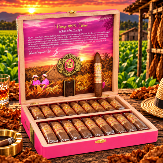 Arturo Fuente Queen of Hearts Rare Pink Vintage 1960's Series