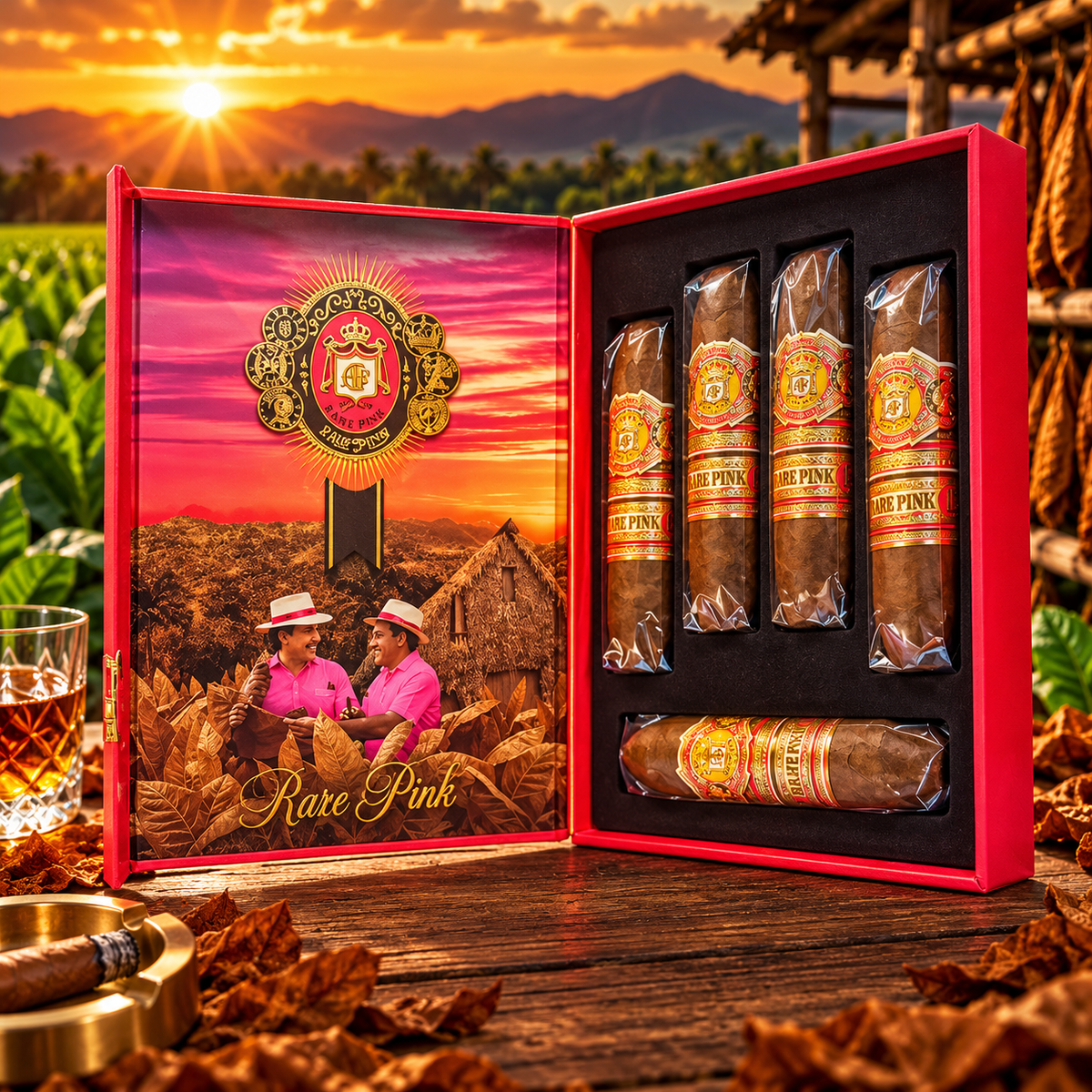 Arturo Fuente Rare Pink Queen of Hearts 5-cigar Assortment