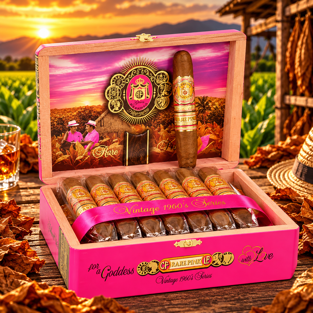 Arturo Fuente Short Story Rare Pink Vintage Series 60's