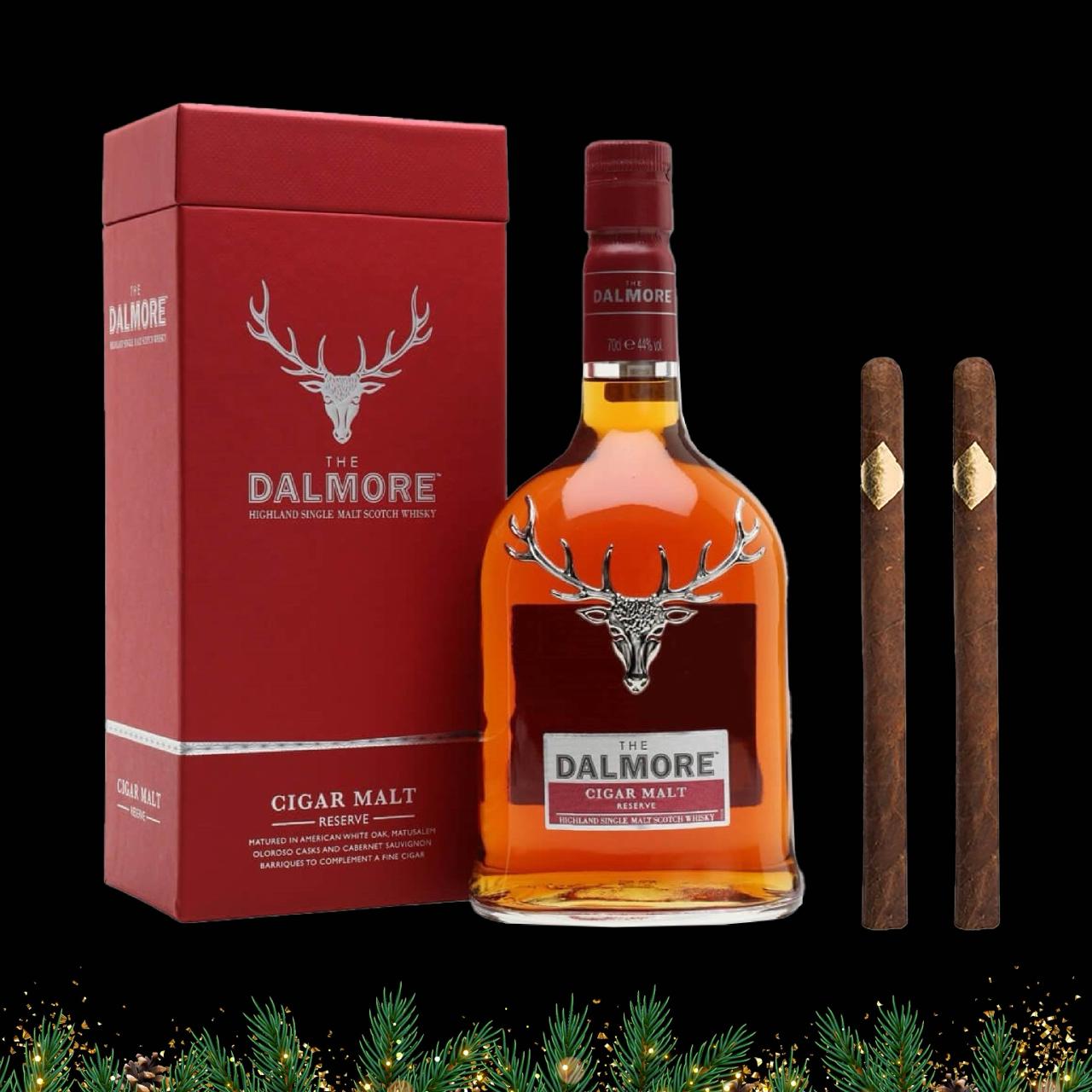 Combo #1: The Dalmore Cigar Malt & Cavalier Geneve Black II Lancero