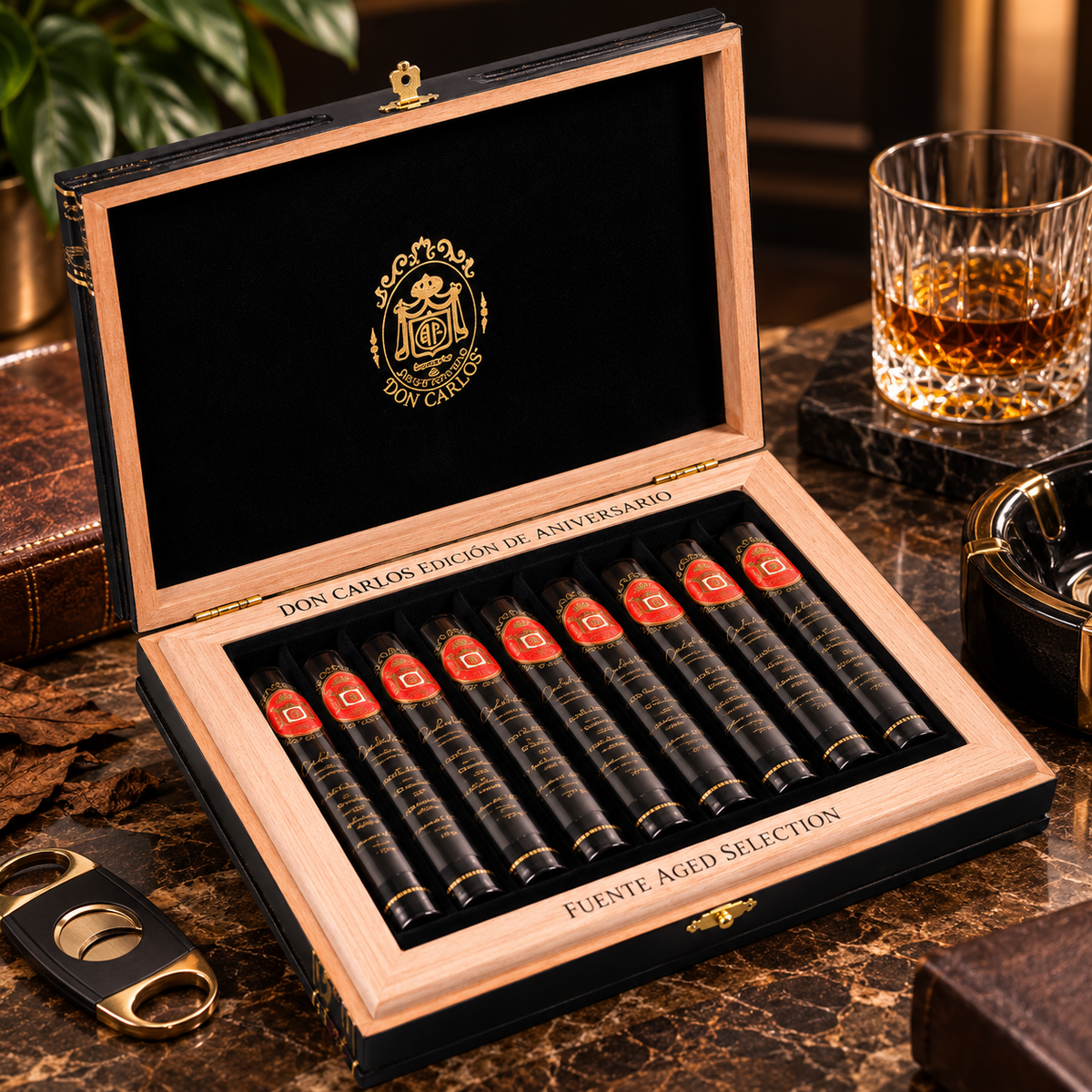 Don Carlos Edición de Aniversario Double Robusto Tubo