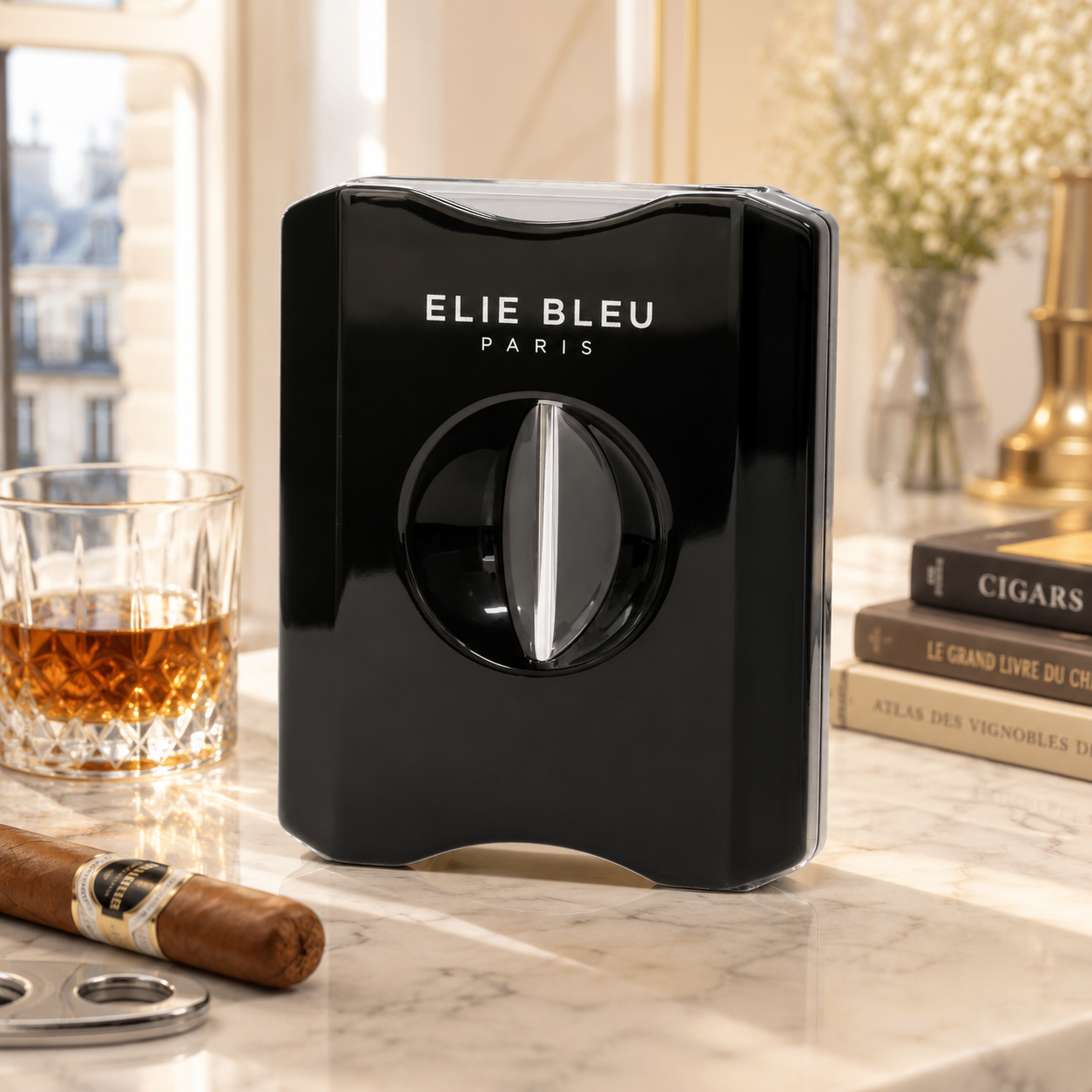 Elie Bleu C5 V-Cutter Black Lacquer