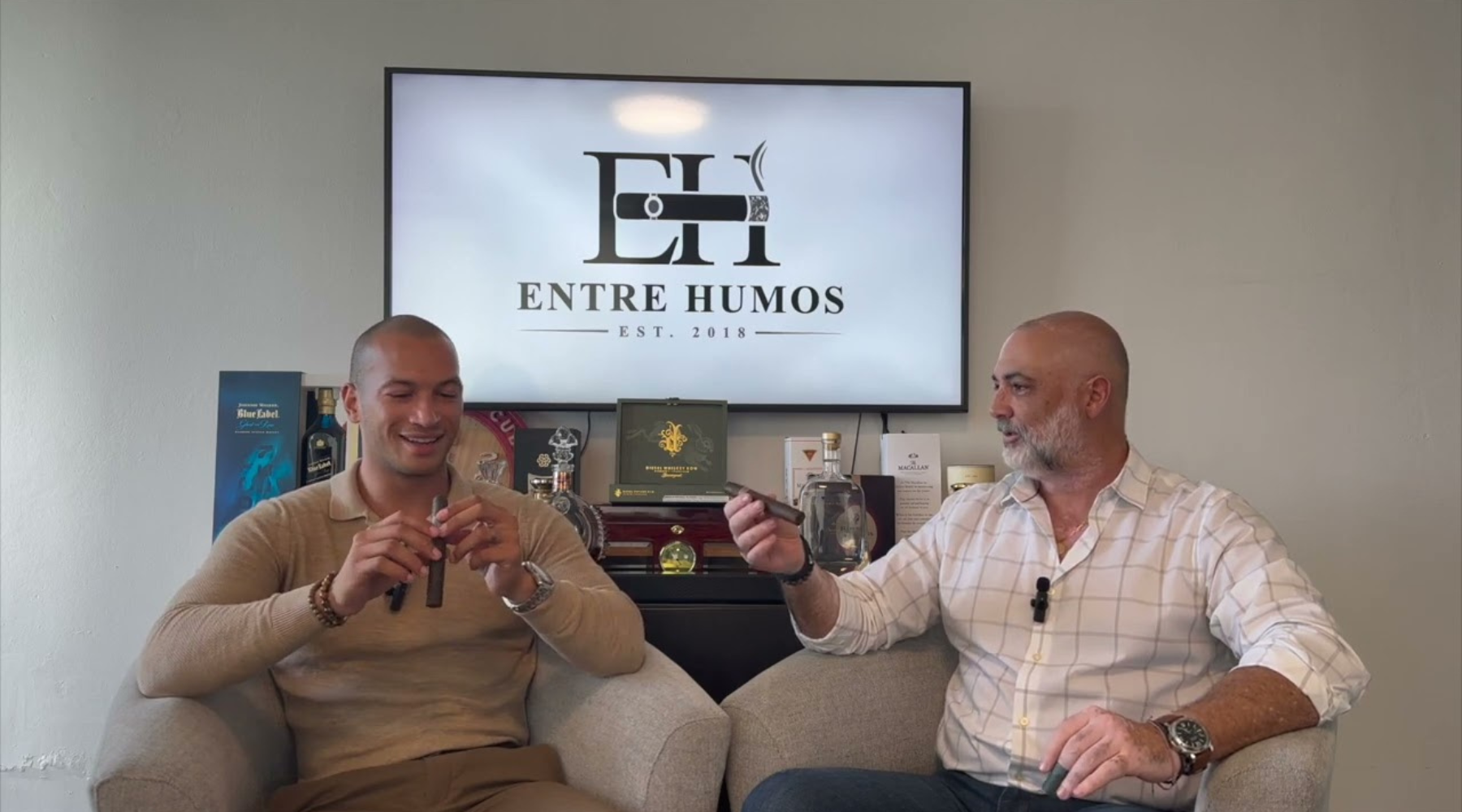 Load video: Entre Humos Ep.5: Diesel Whiskey Row Founder&#39;s Collection &amp; Port Charlotte 10