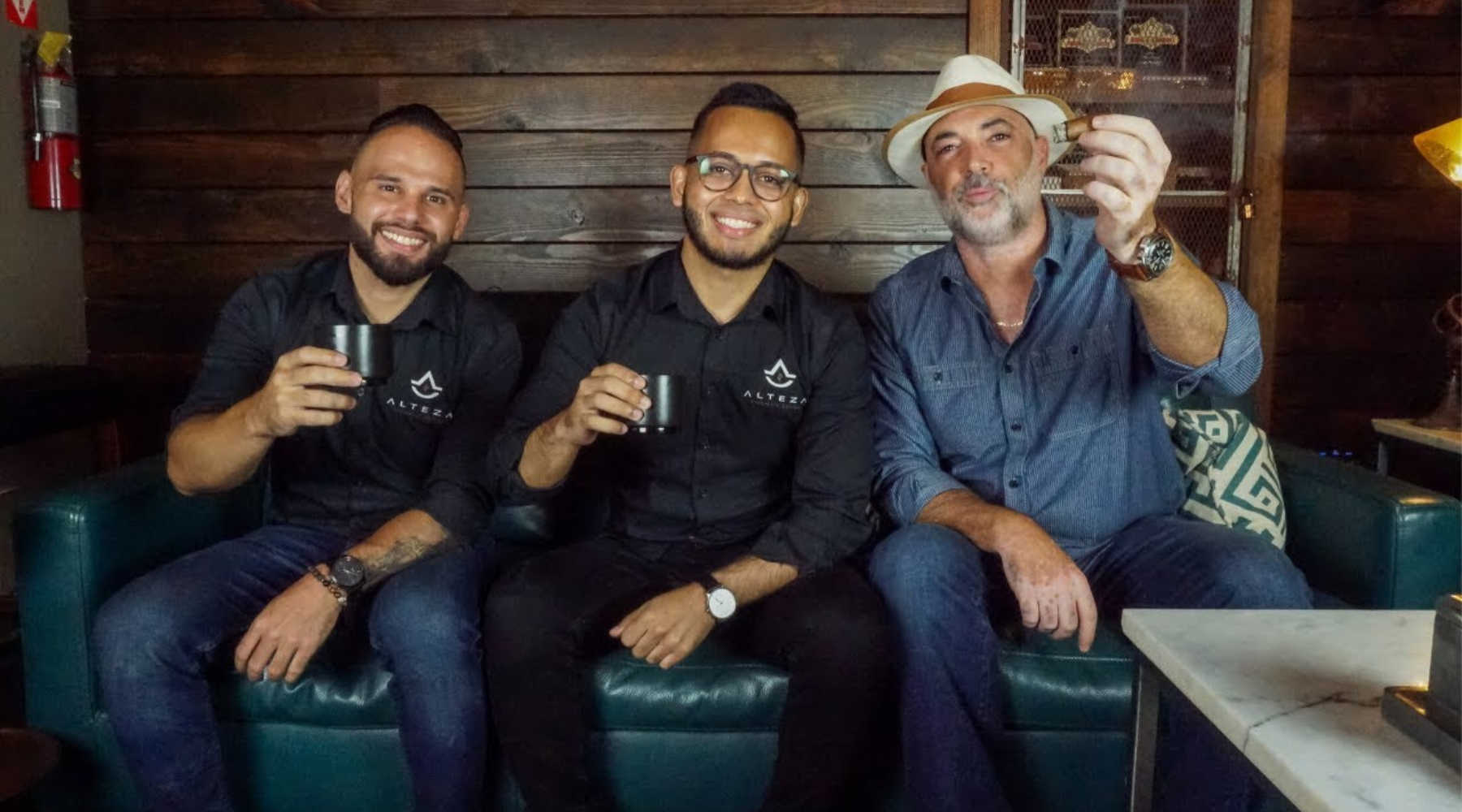 Load video: Hiroshi Robaina and Caldwell Cigars with Coffee from Puerto Rico and Ethiopia | Between Smokes TV