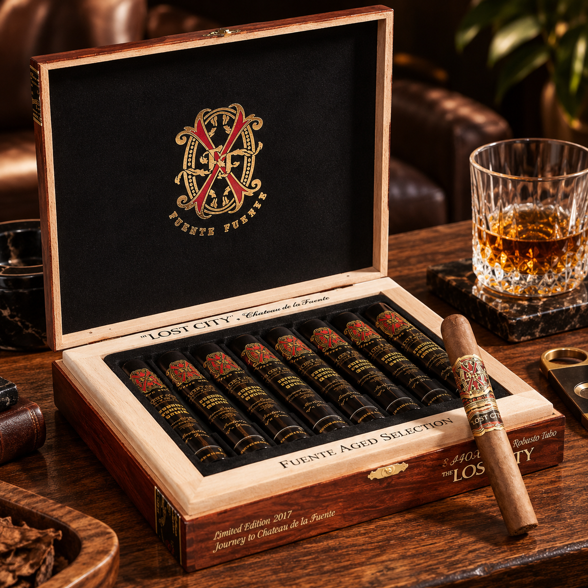 Fuente Fuente Opus X Lost City Double Robusto Tubo