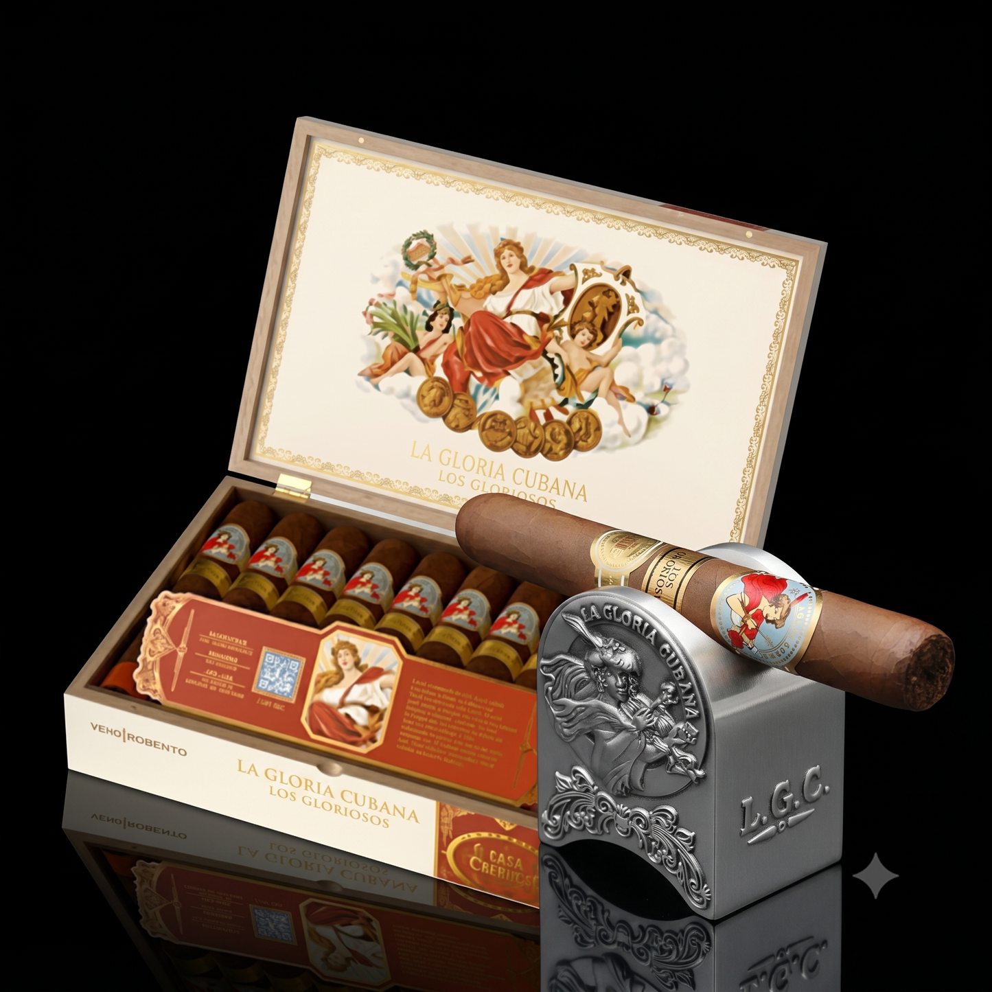 Caja Los Gloriosos Toro con Cigar Holder Gratis