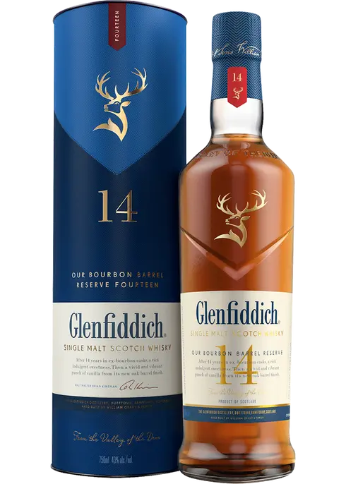 Glenfiddich 14 Años Barrica de Bourbon 750ml