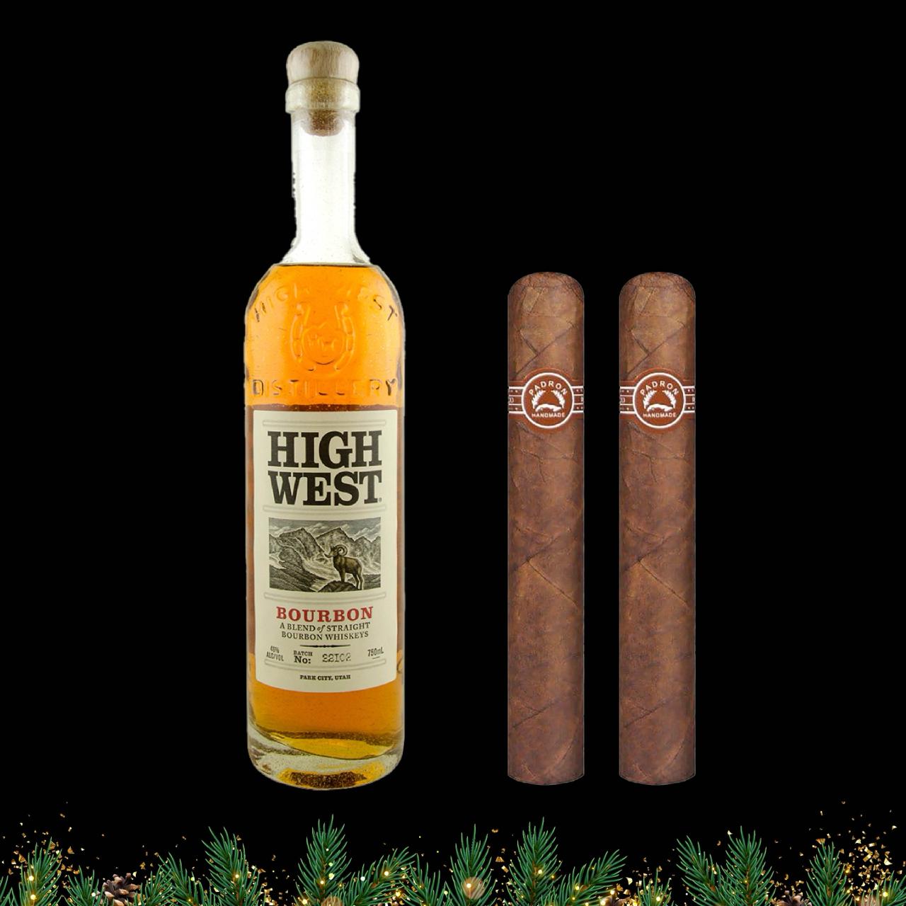 Combo #3 High West Bourbon & Padron 2000