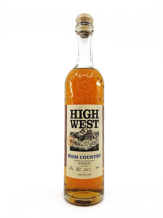 High West High country American Single Malt Whiskey