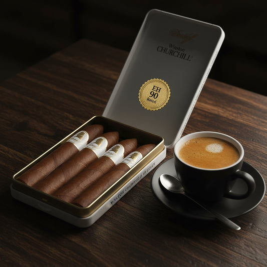 Davidoff Winston Churchill Belicoso Tin 4 Cigarros