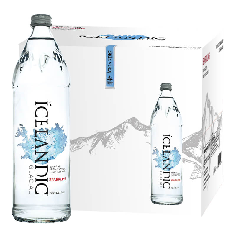 Icelandic Glacial Water Sparkling 25.3oz Cristal