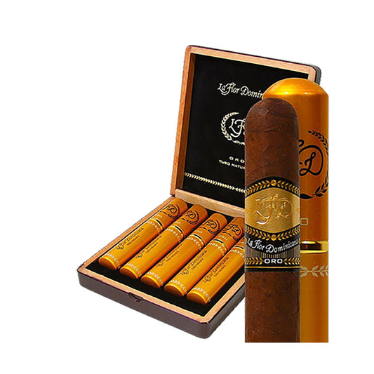 La Flor Dominicana Oro Tubo Natural No.6