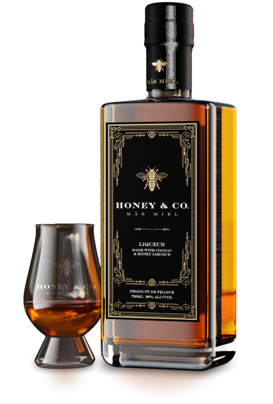 Licor Cognac Mas Miel Honey & Co. 750ml