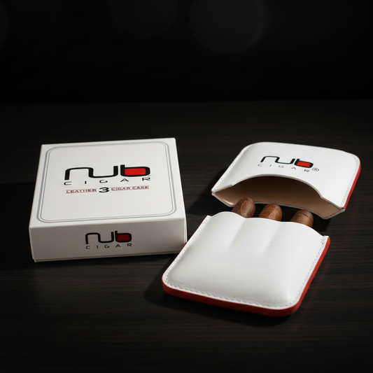 NUB Estuche de Cuero para 3 Cigarros