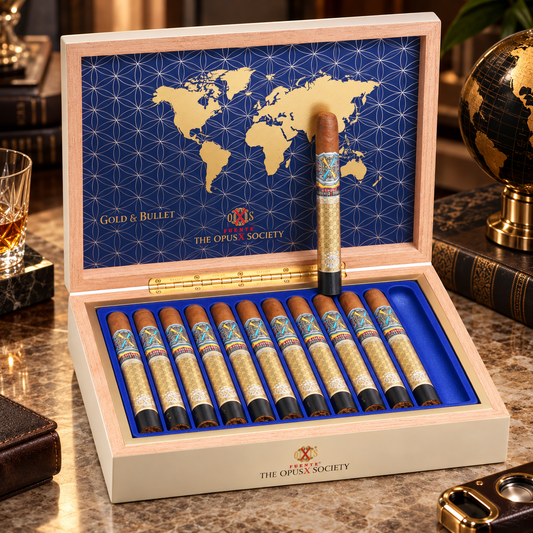 Fuente Fuente Opus X Society Gold & Bullet