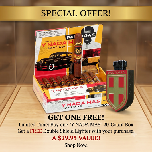 Combo Y Nada Mas Santiago de Partagas + Encendedor Gratis